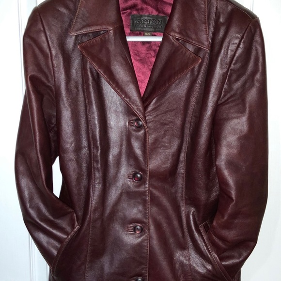 Ladies Old Hide House of Acton Leather Jacket - Picture 10 of 15